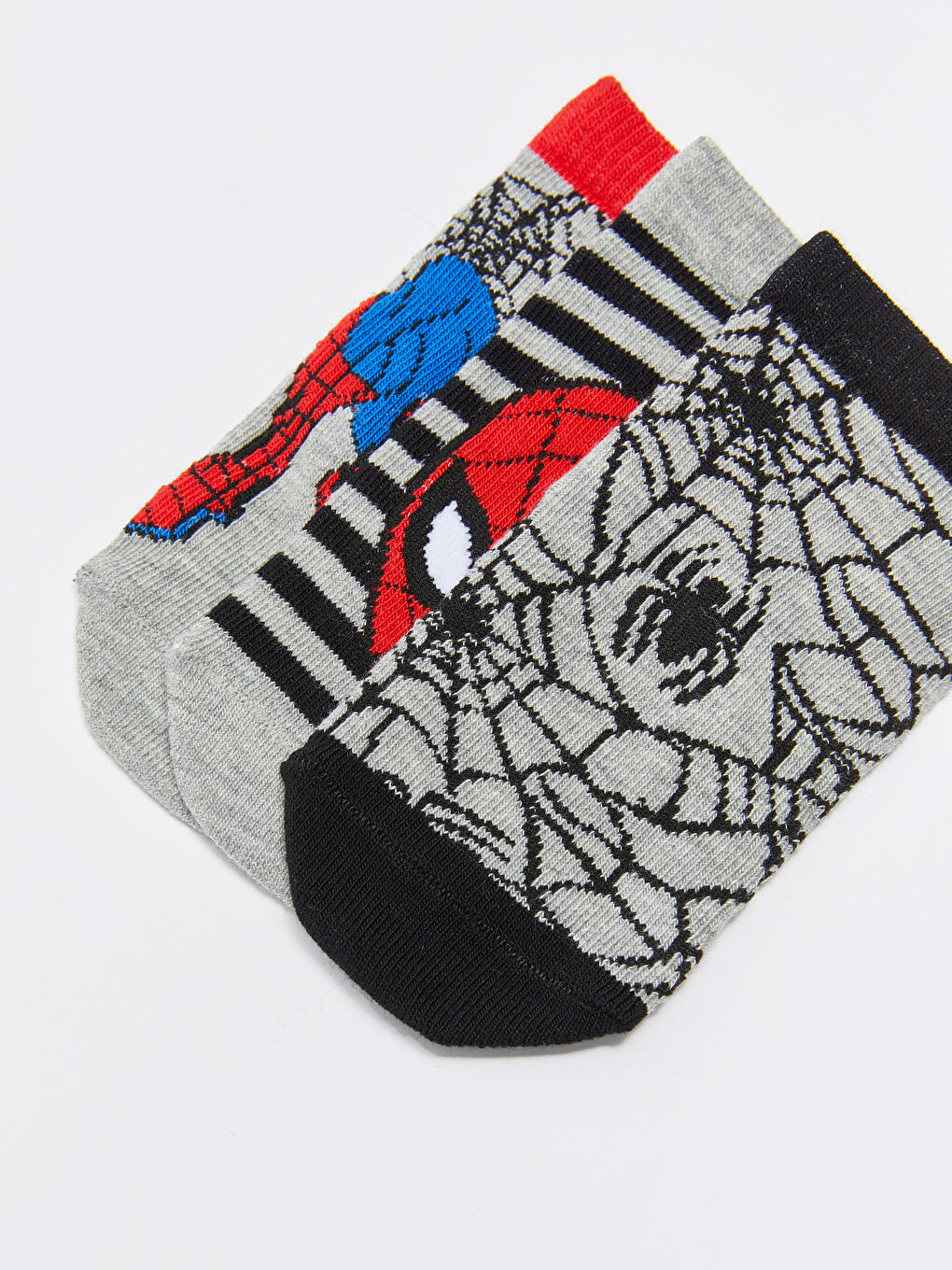 Spider-Man Patterned Boys' Trainer Socks 3-pack-3