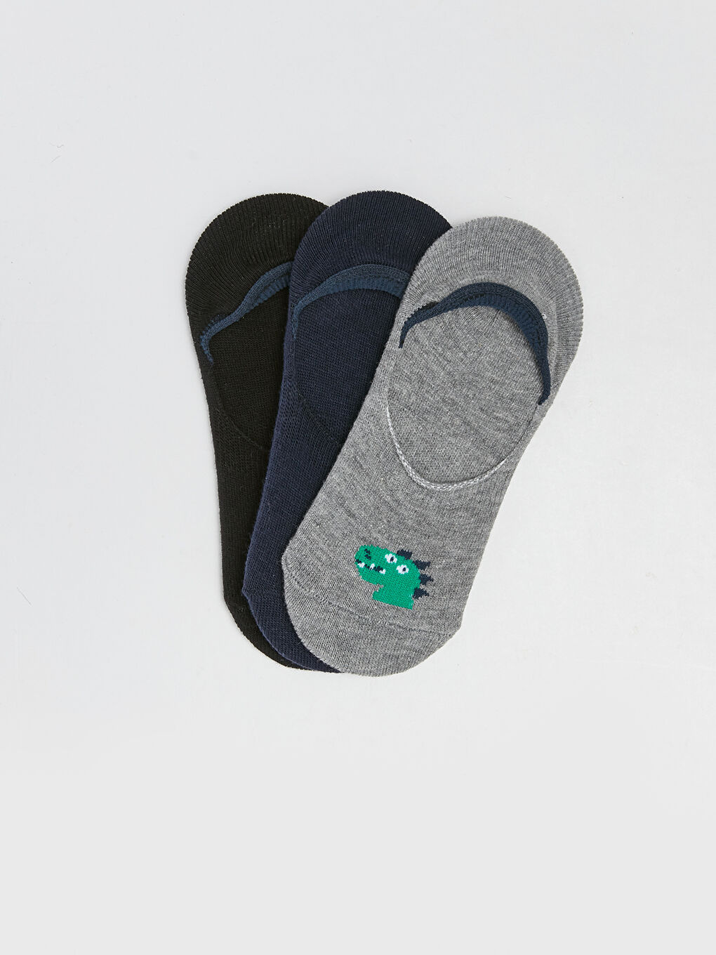 LCW Kids Gemusterte Baby Füßlinge für Jungen 3er-Pack -S39145Z4-K00