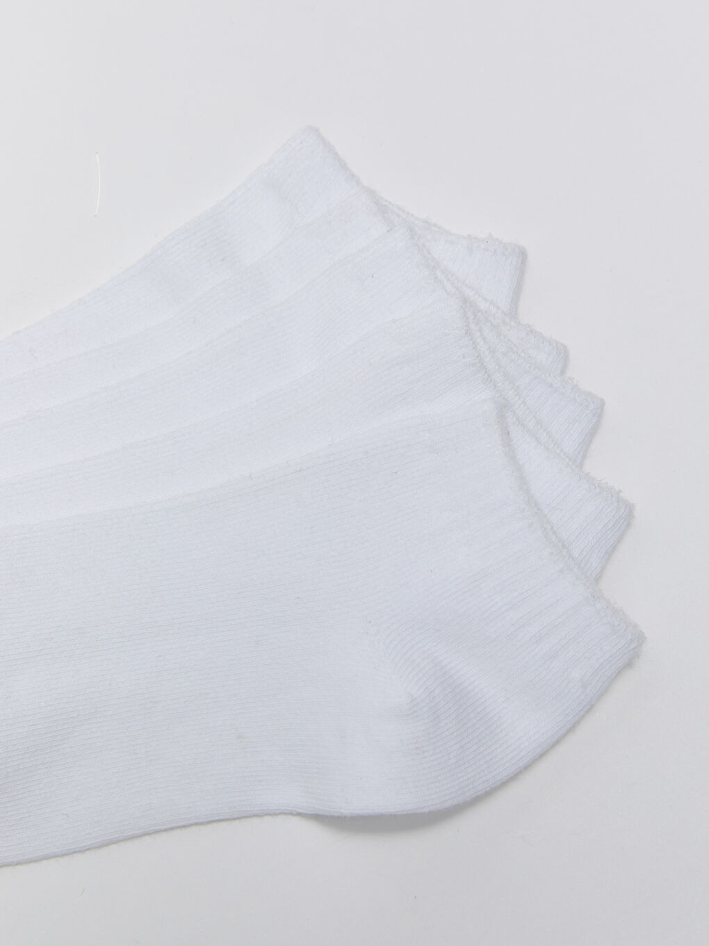 Beyaz Basic Erkek Çocuk Patik Çorap 5'li-2