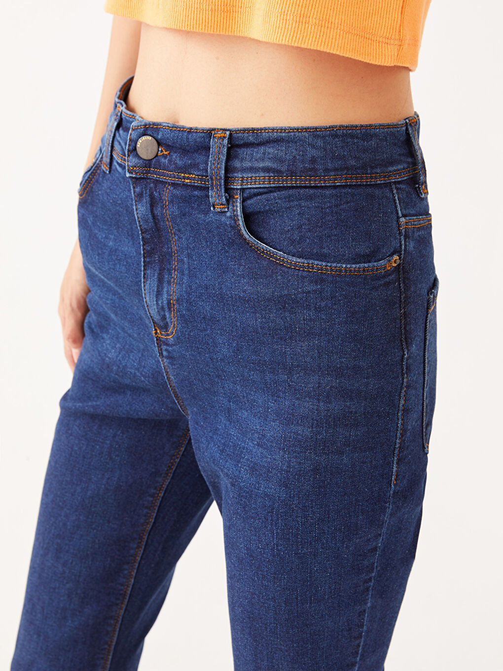 İndigo Koyu Rodeo Jean Pantolon-2