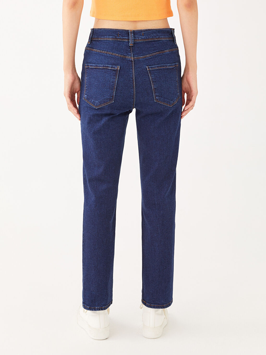 İndigo Koyu Rodeo Jean Pantolon-4