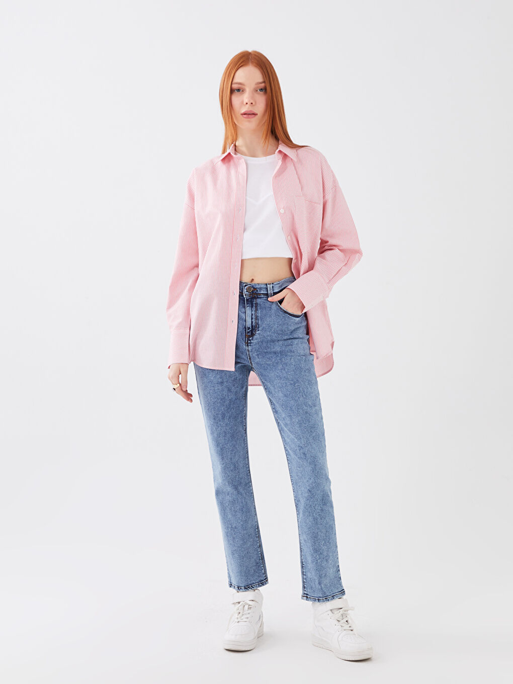 Mavi Slim Mom Kadın Rodeo Jean Pantolon