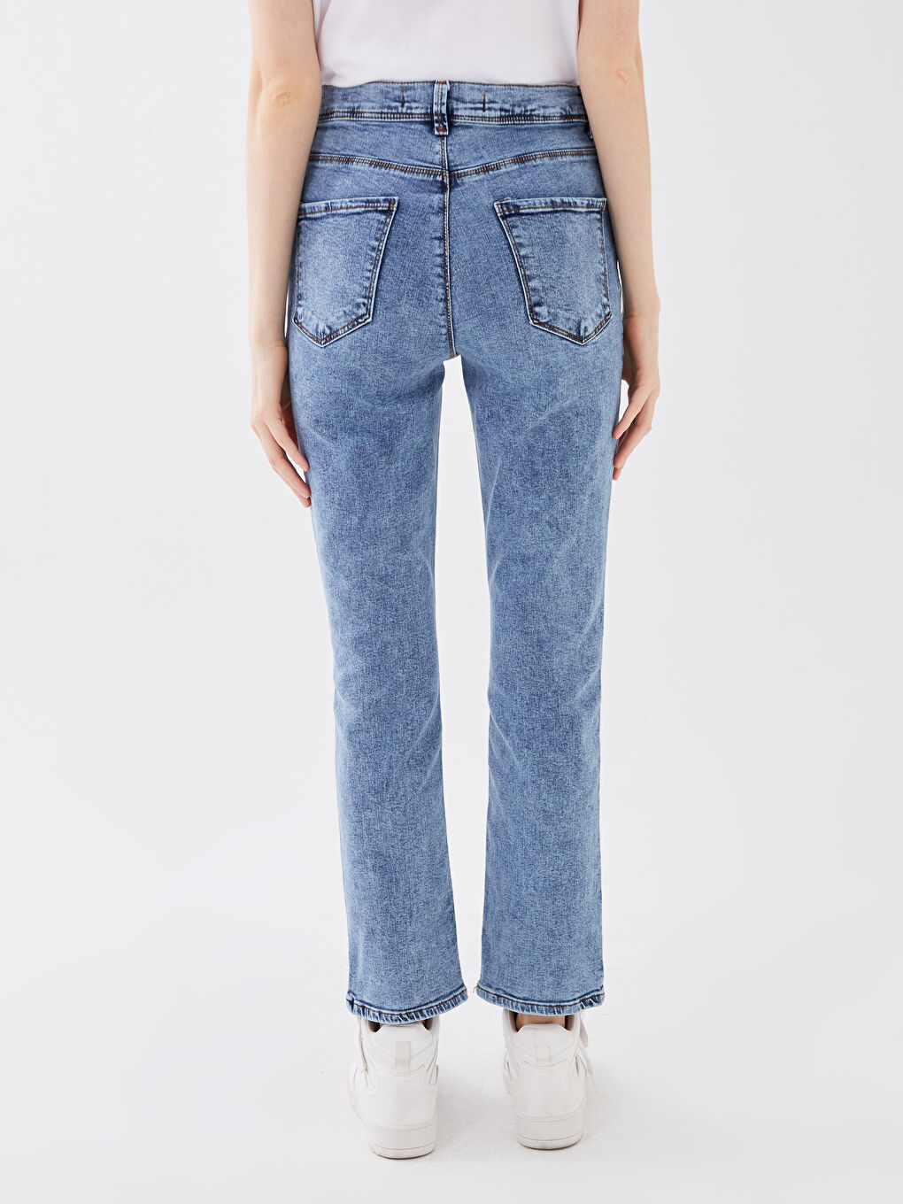 Mavi Slim Mom Kadın Rodeo Jean Pantolon-3