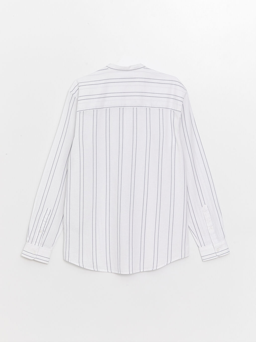 XSIDE Regular Fit Long Sleeve Striped Linen Blend Men's Shirt -S39192Z8-LRZ