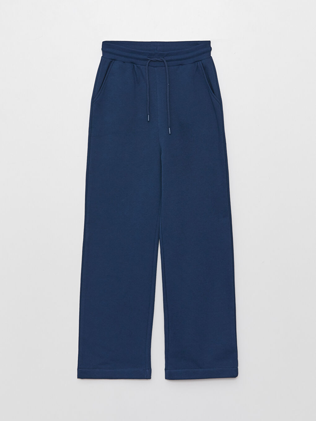 LCW Vision Elasticated Waist Plain Wide Leg Women's Thick Sweatpants -S39227Z8-R4M