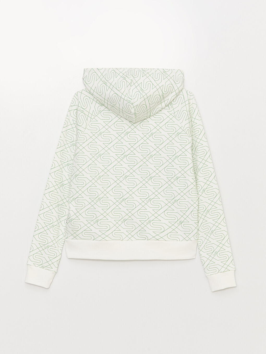 Hooded Printed Long Sleeve Women's Sweatshirt -S39233Z8-LRR
