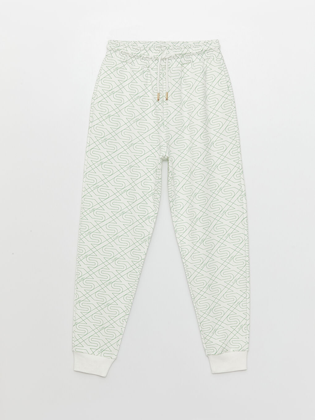 LCWAIKIKI Basic Jogginghose für Damen mit elastischem Bund und Muster -S39234Z8-LRR