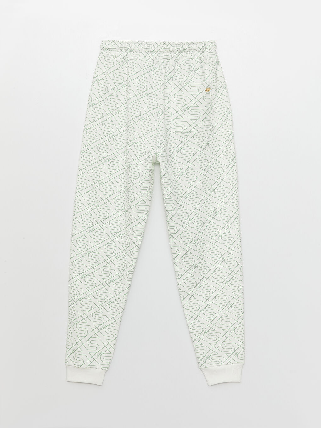 LCWAIKIKI Basic Jogginghose für Damen mit elastischem Bund und Muster -S39234Z8-LRR