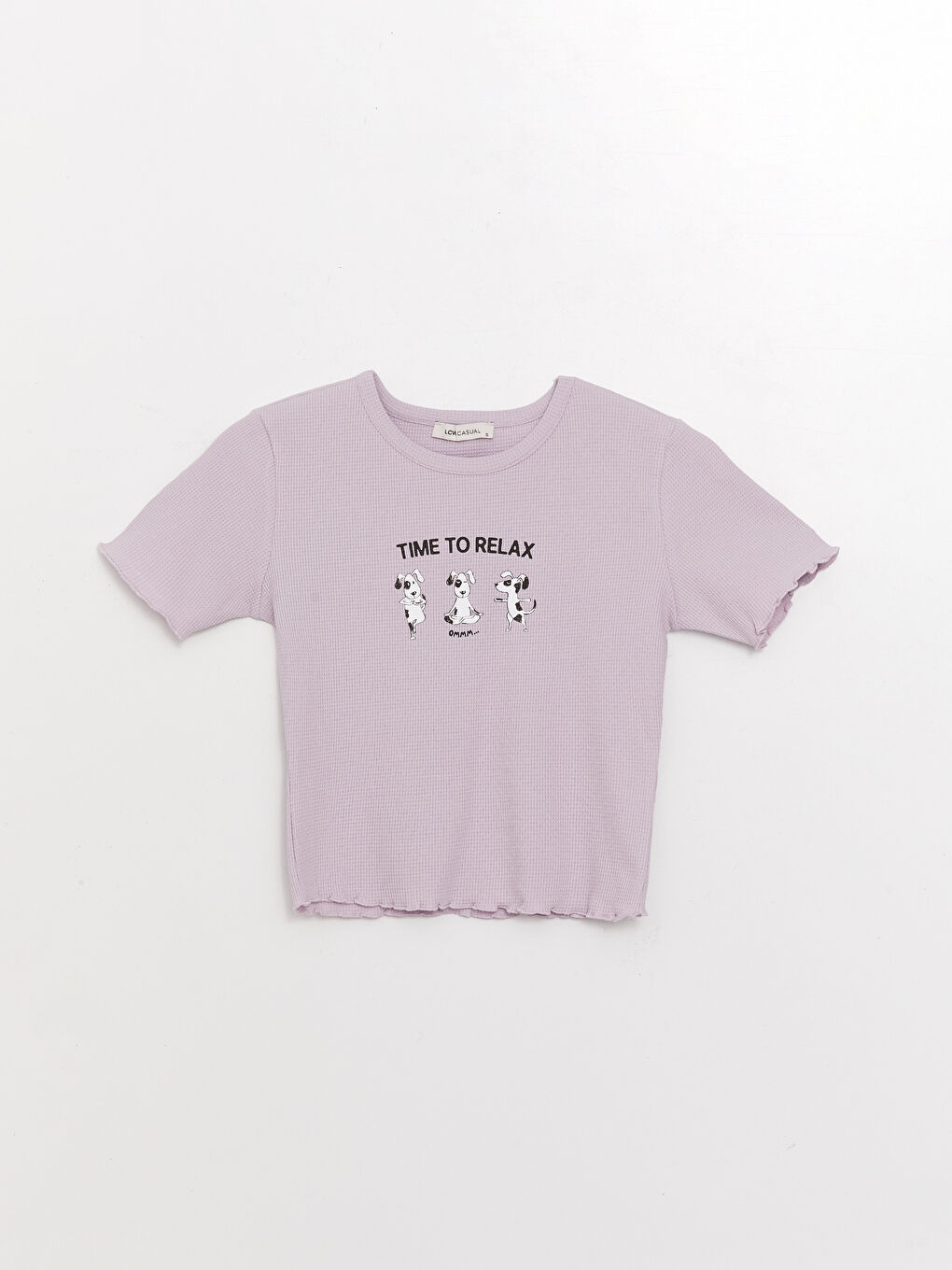 Žena LILA Majica kratkih rukava-5