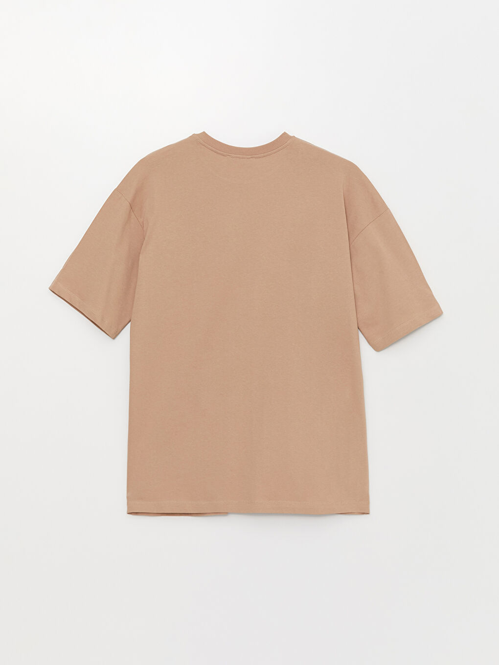 Women's Crew Neck Printed Oversize T-Shirt-6