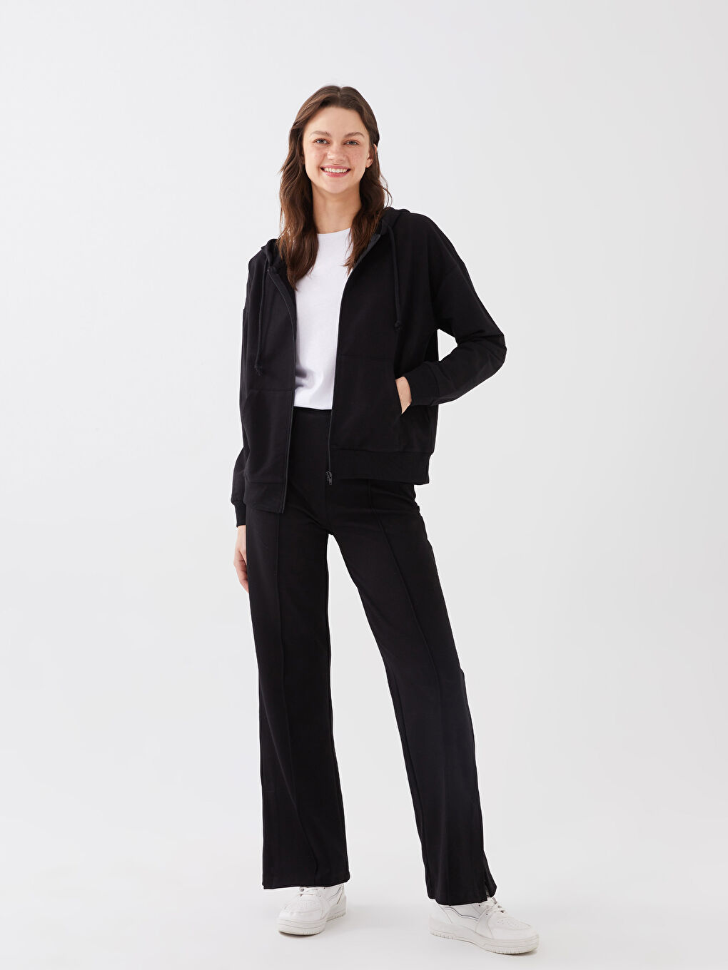 Спортивні штани для жінок з еластичною талією, прості