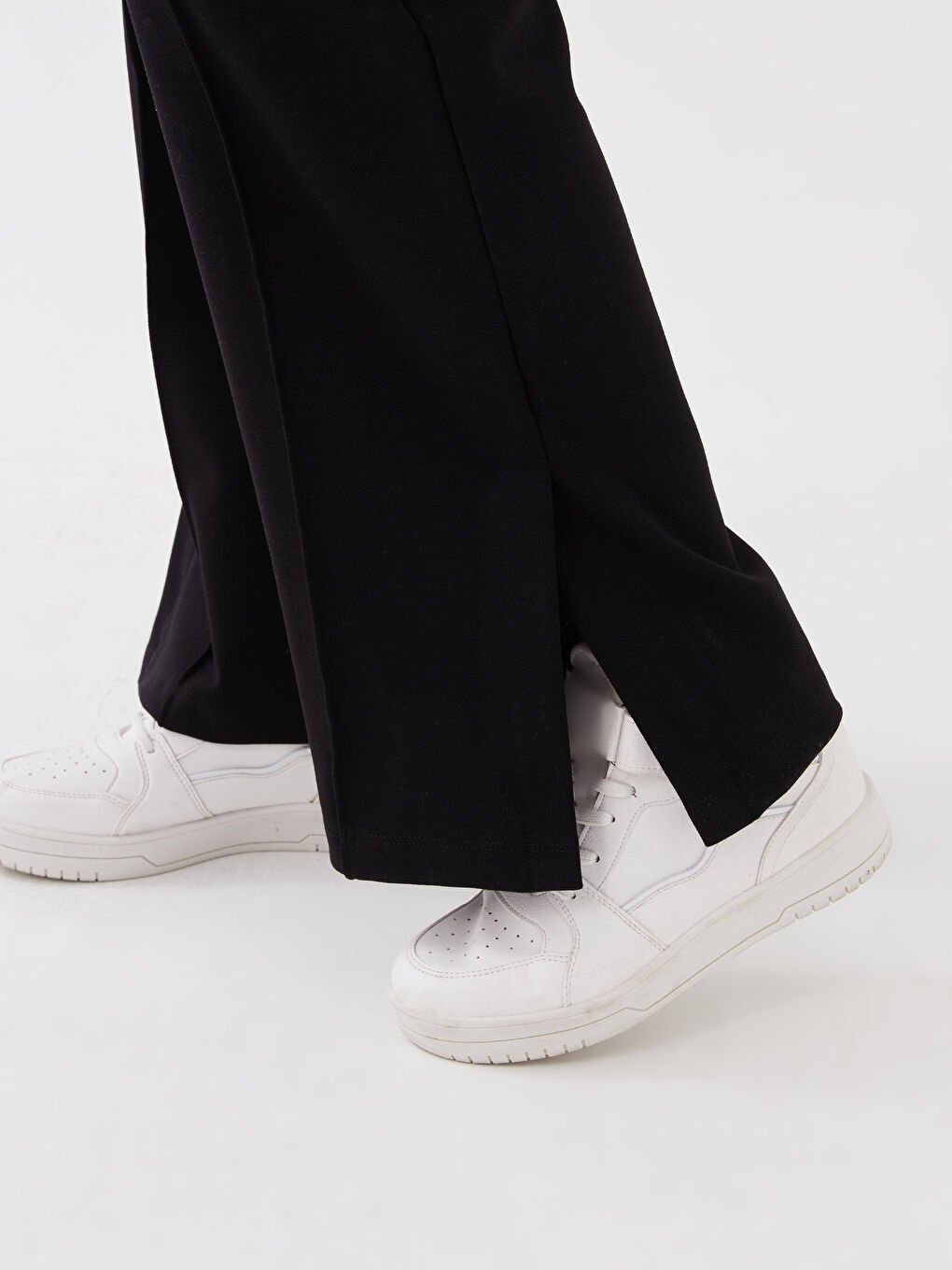 Спортивні штани для жінок з еластичною талією, прості-2