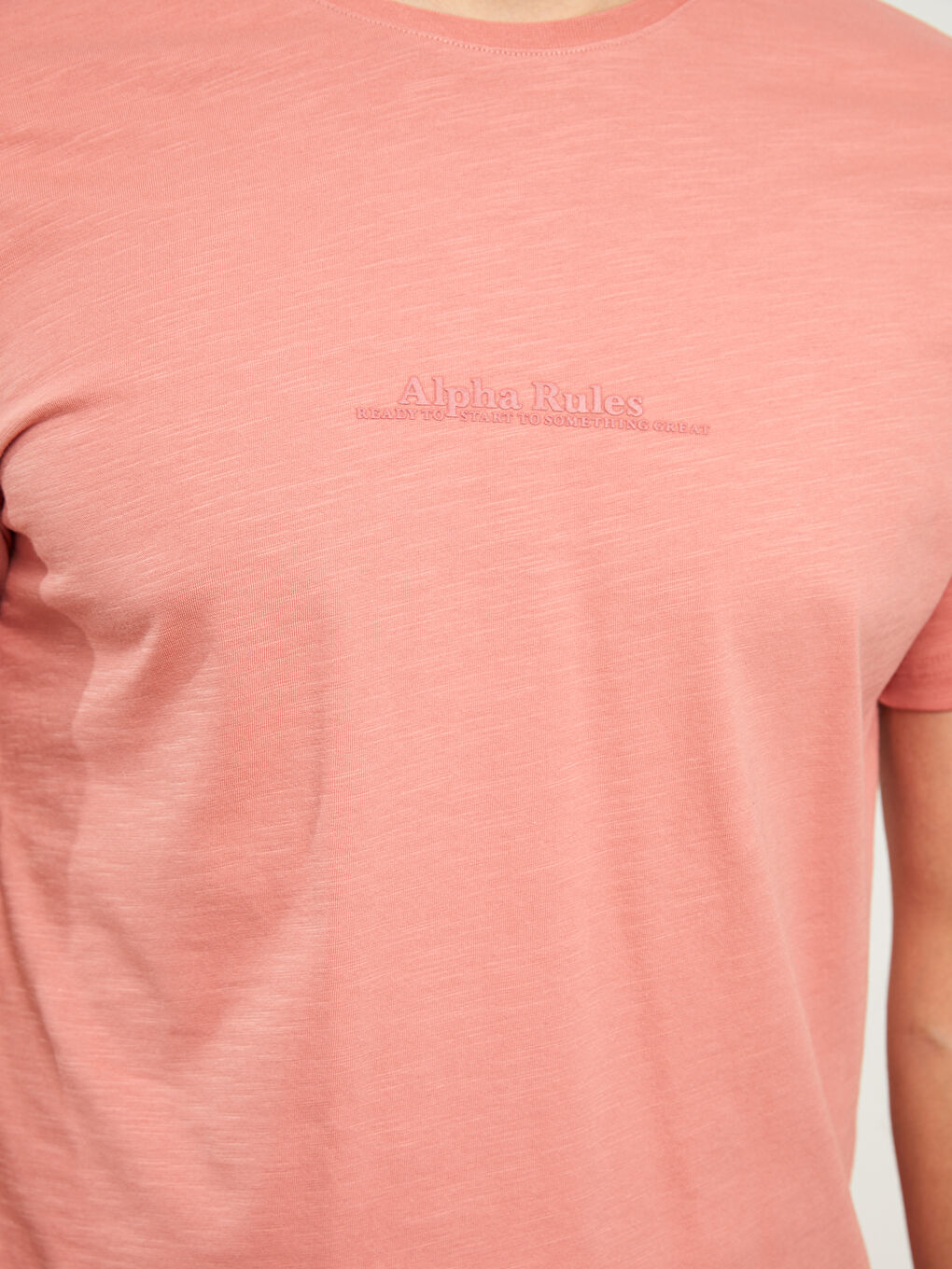 قميص بيجامة كم قصير ياقة دائرية للرجال-3