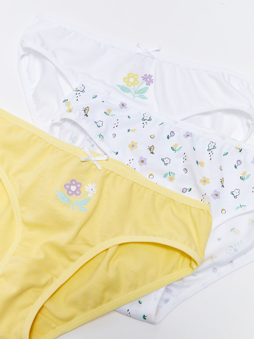 Printed Cotton Girls' Knickers 3-packs-1