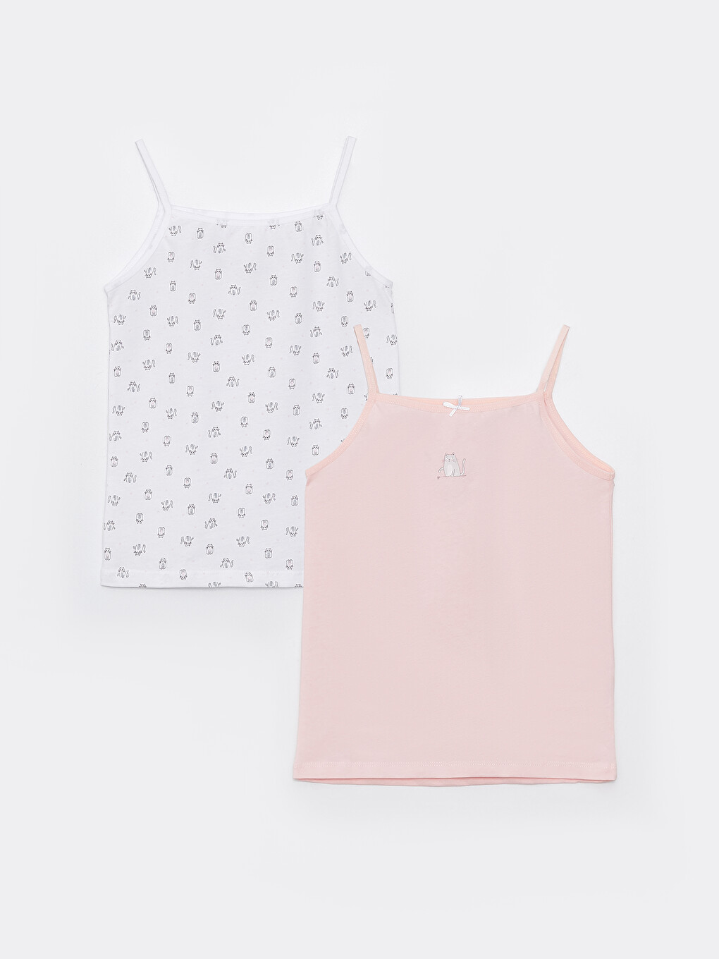 Culottes en coton motifs chatons fille (lot de 5) - Hello Kitty blanc