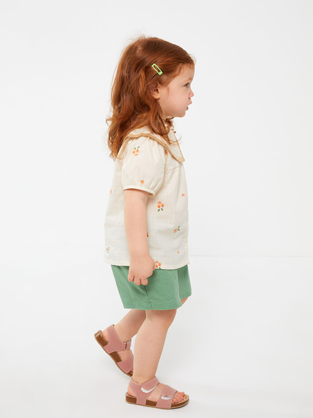 Elasticated Waist Basic Baby Girls' Skort-1