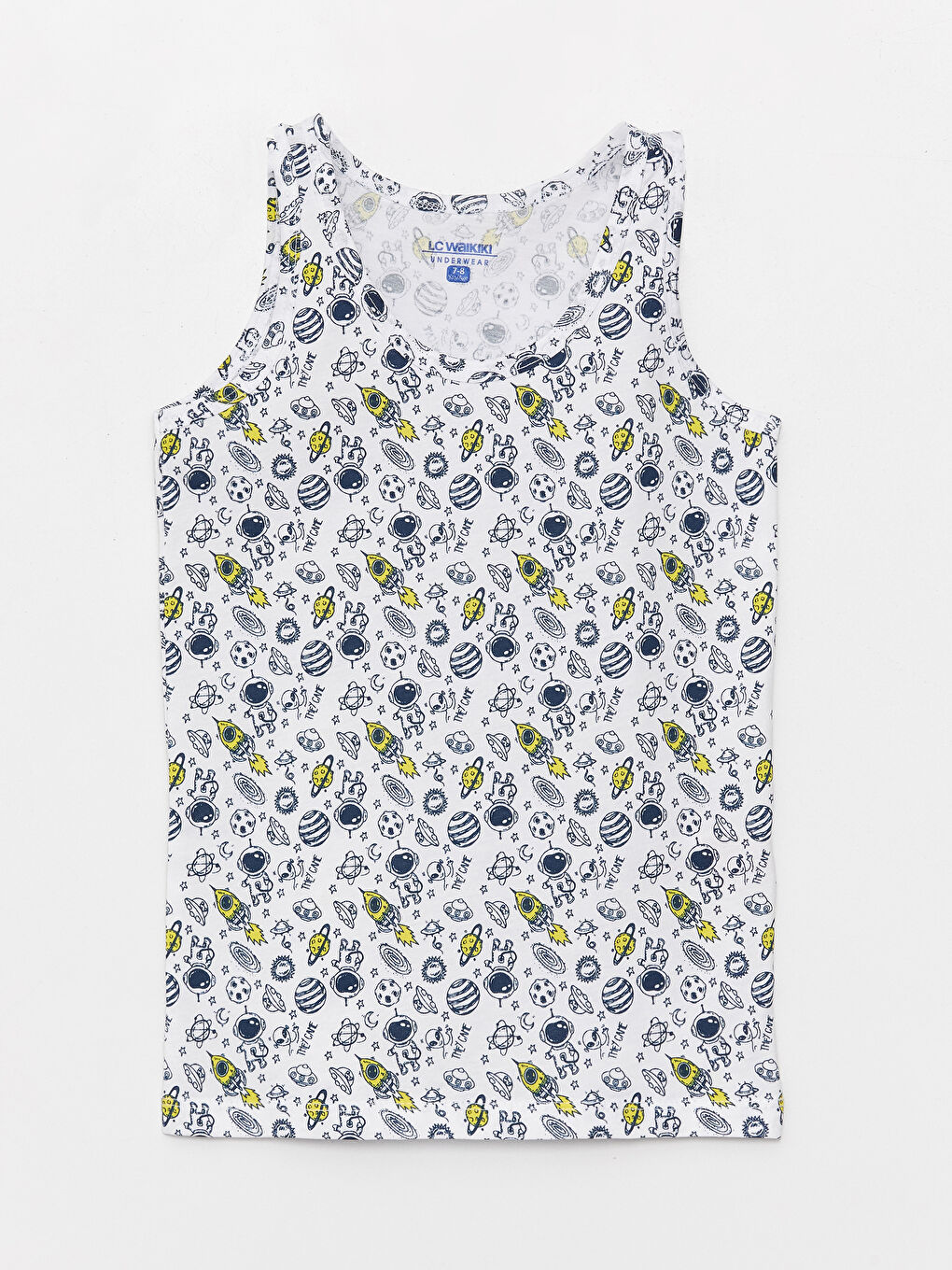 ياقة دائرية مطبوع فيست رياضي أولاد - مجموعتين-1