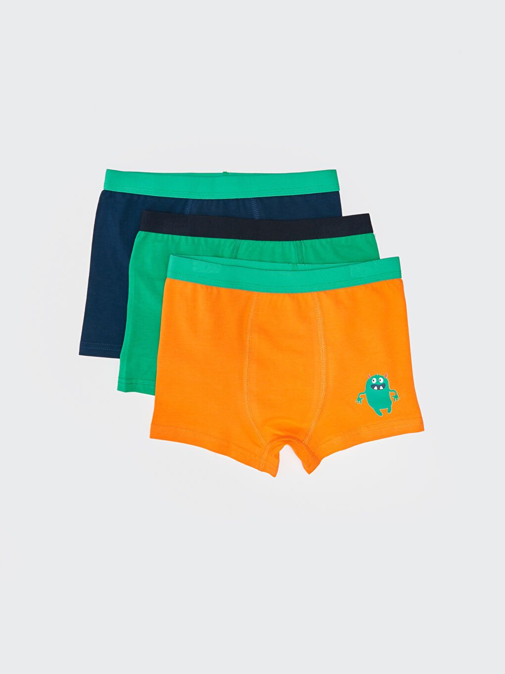 Printed Boys' Boxer Trunks 3-Pack