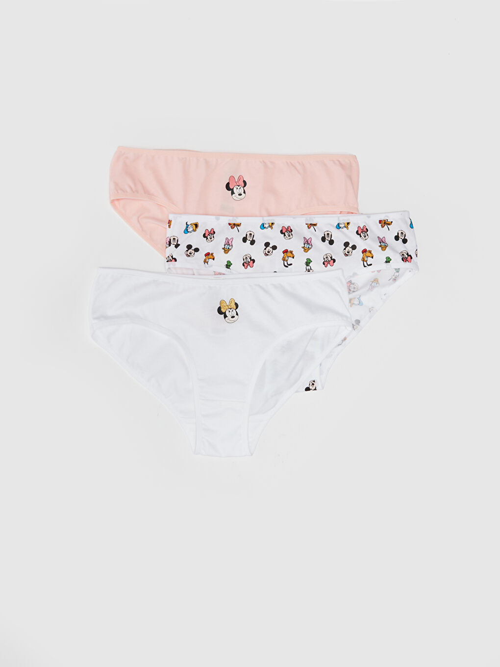LCW Kids Minnie Maus Bedruckte Slips für Mädchen 3er-Pack -S39387Z4-FFB