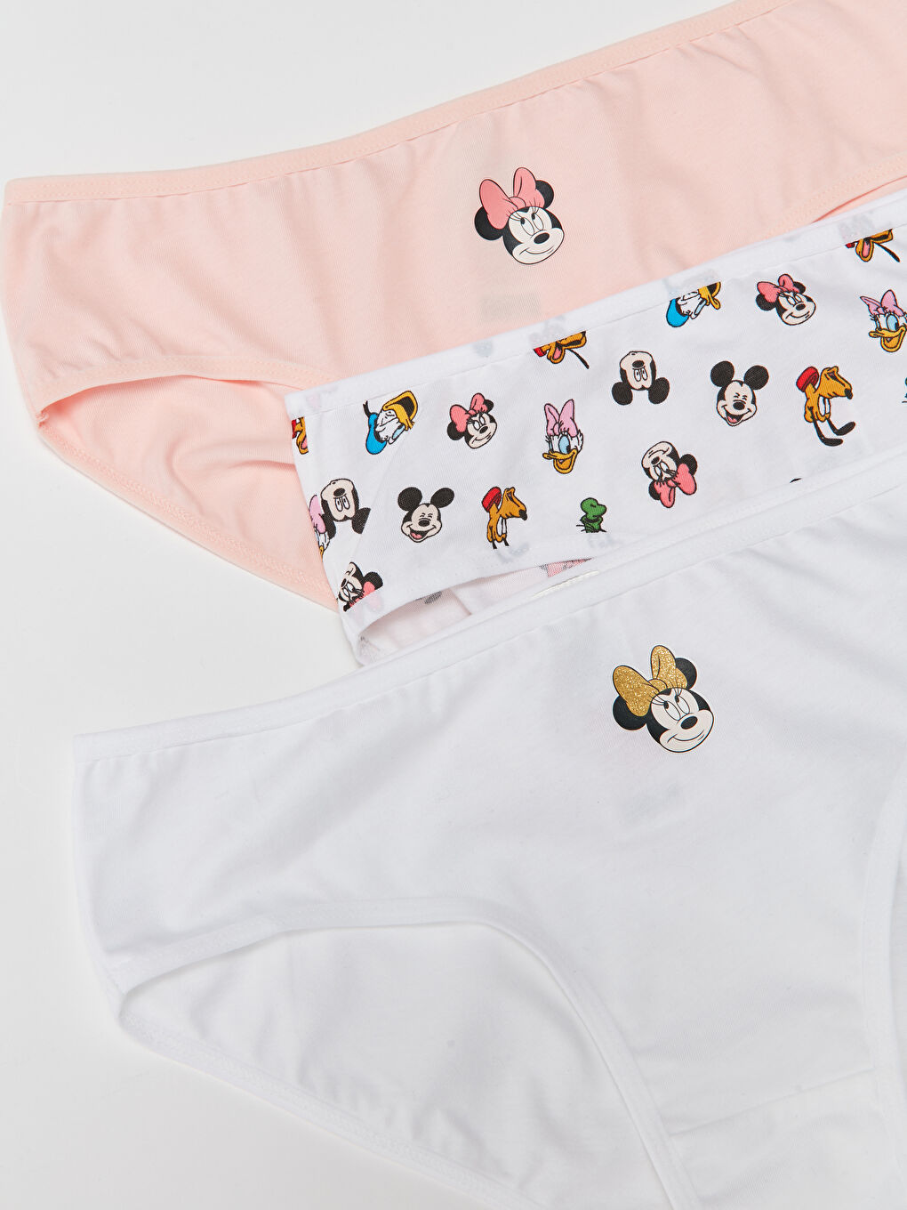 LCW Kids Minnie Maus Bedruckte Slips für Mädchen 3er-Pack -S39387Z4-FFB