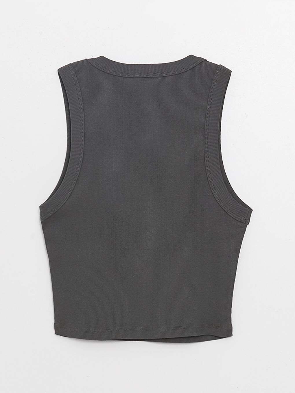 Crew Neck Printed Women's Crop Top -S39419Z8-HKT