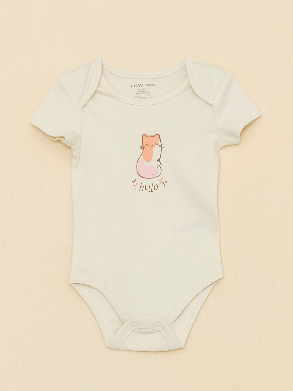 طقم ٣ قطع مطبوع للبنات الرضع-2