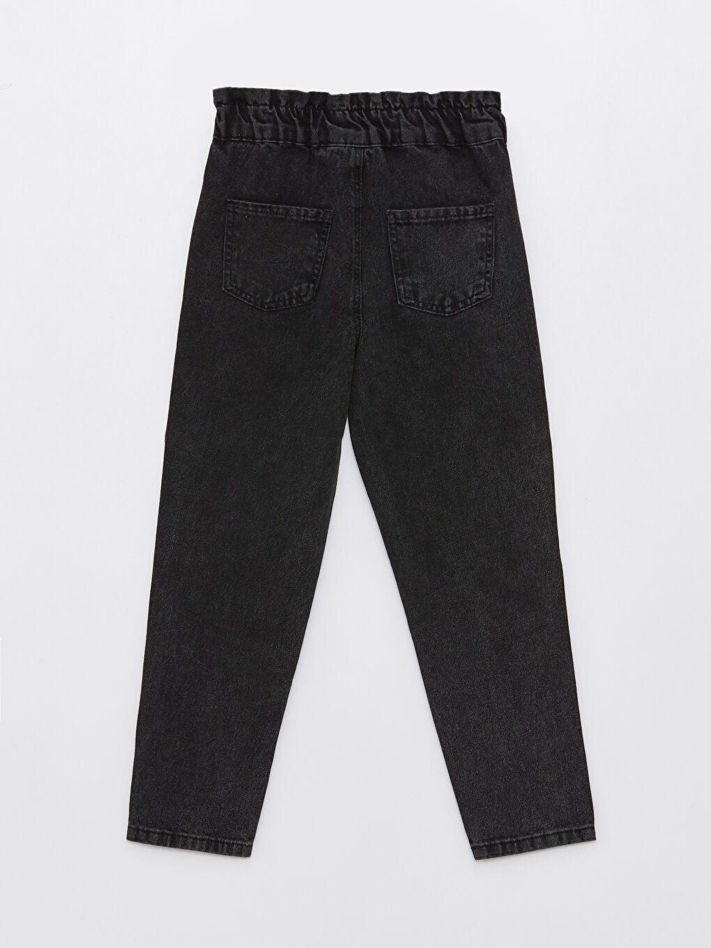 جينز للبنات بطبعة ميني ماوس بخصر مرن-1