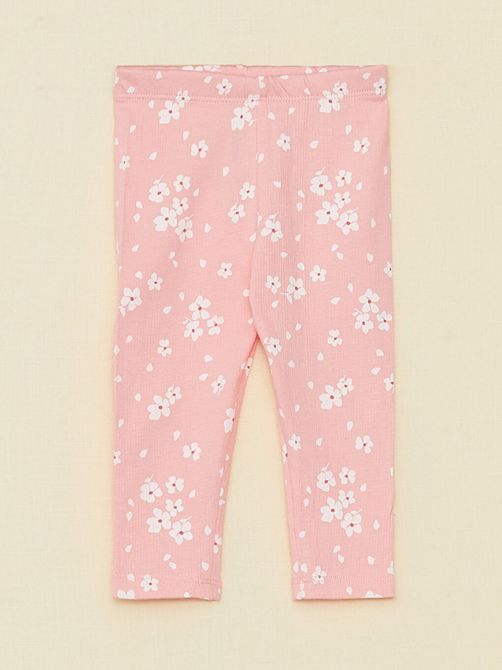 Body cu Capse și Pantaloni Imprimat pentru Bebeluși Fete cu Mânecă Lungă și Guler Rotund Set 2 Bucăți-2