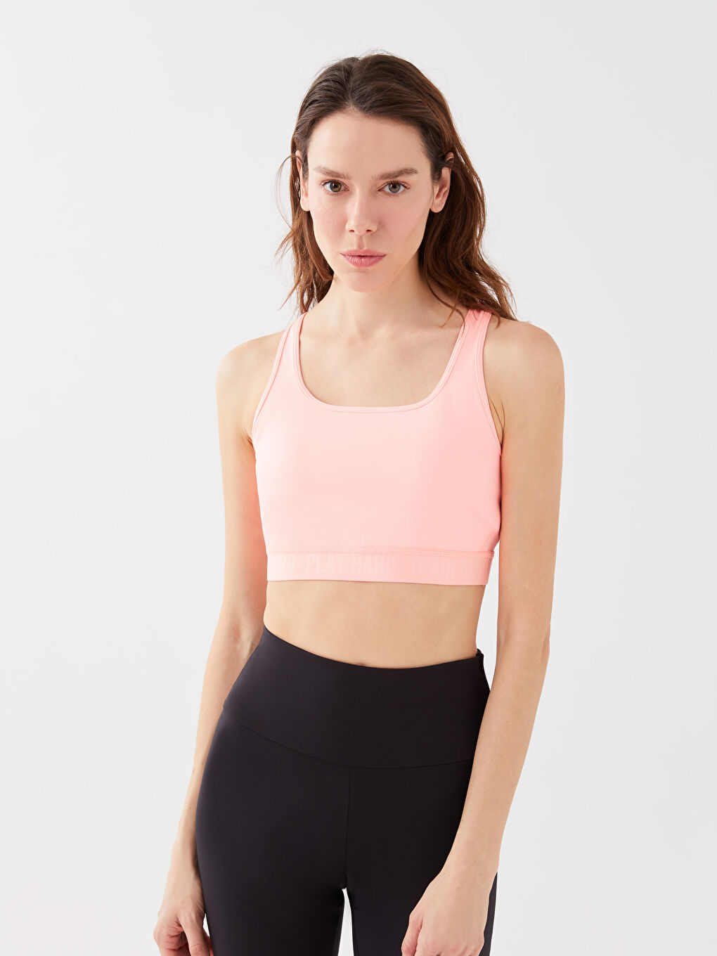 LCW SPORT Women's U-Neck Printed Sports Bustier -S39485Z8-V0F
