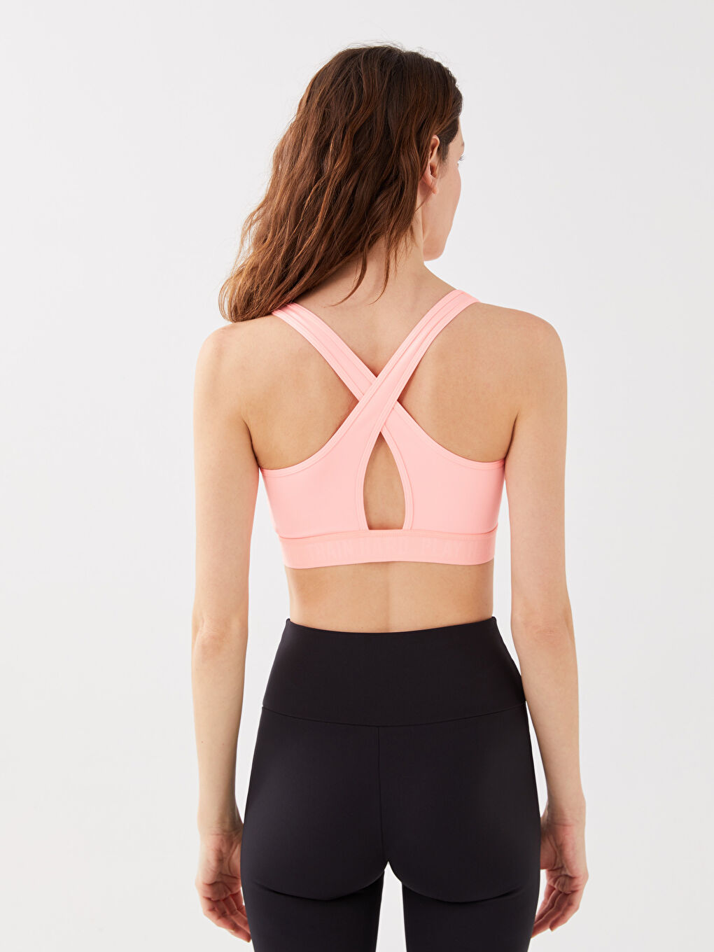 LCW SPORT Women's U-Neck Printed Sports Bustier -S39485Z8-V0F