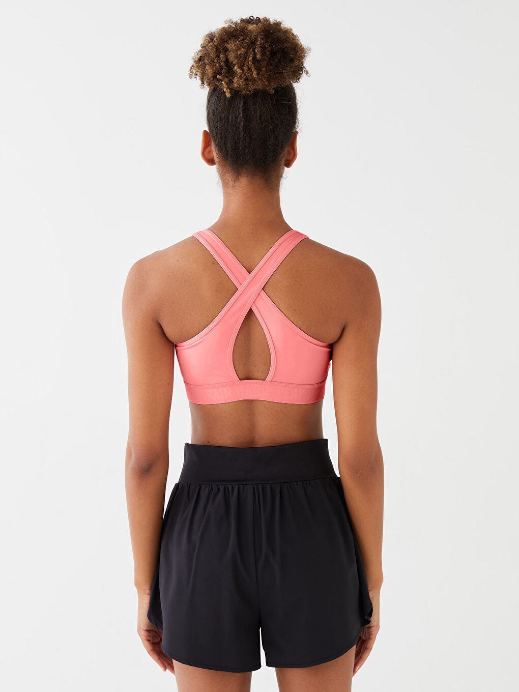 LCW SPORT Women's U-Neck Printed Sports Bustier -S39485Z8-V0F