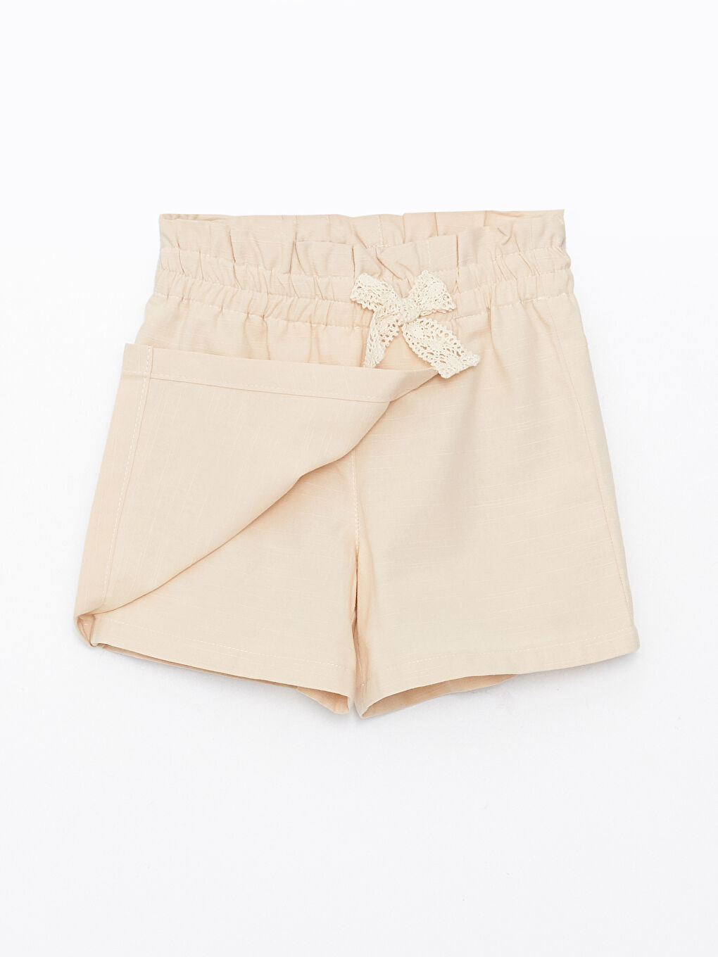 Basic Girl Short Skirt With Elastic Waist-1