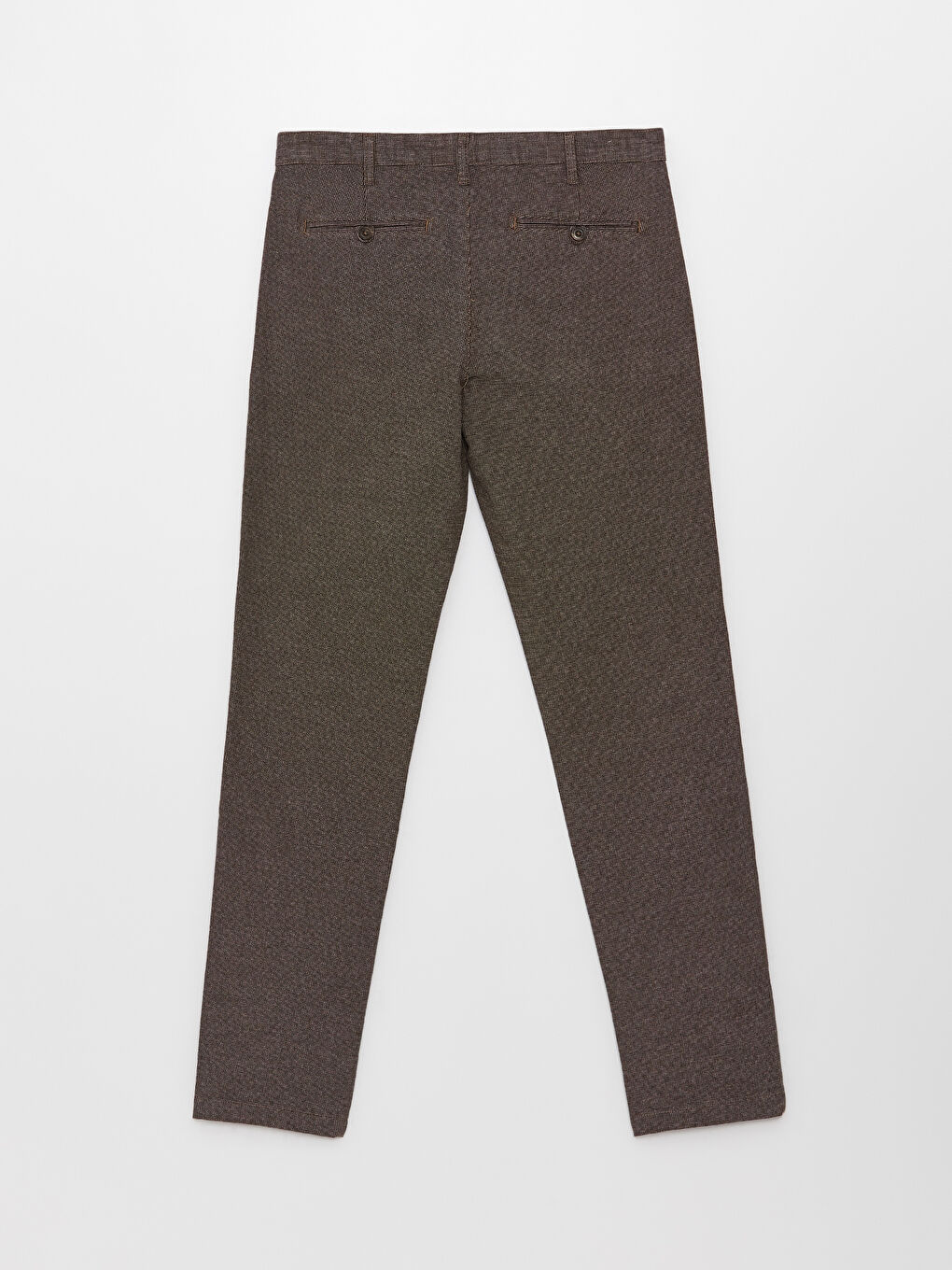 Slim Fit Dobby Fabric Men's Trousers -S39504Z8-HMK