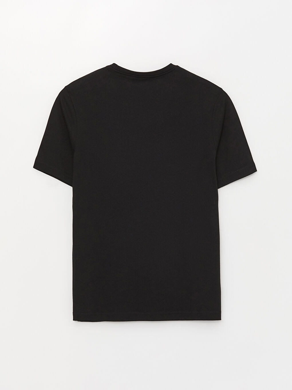 Crew Neck Short Sleeve Printed Combed Cotton Men's T-shirt-6