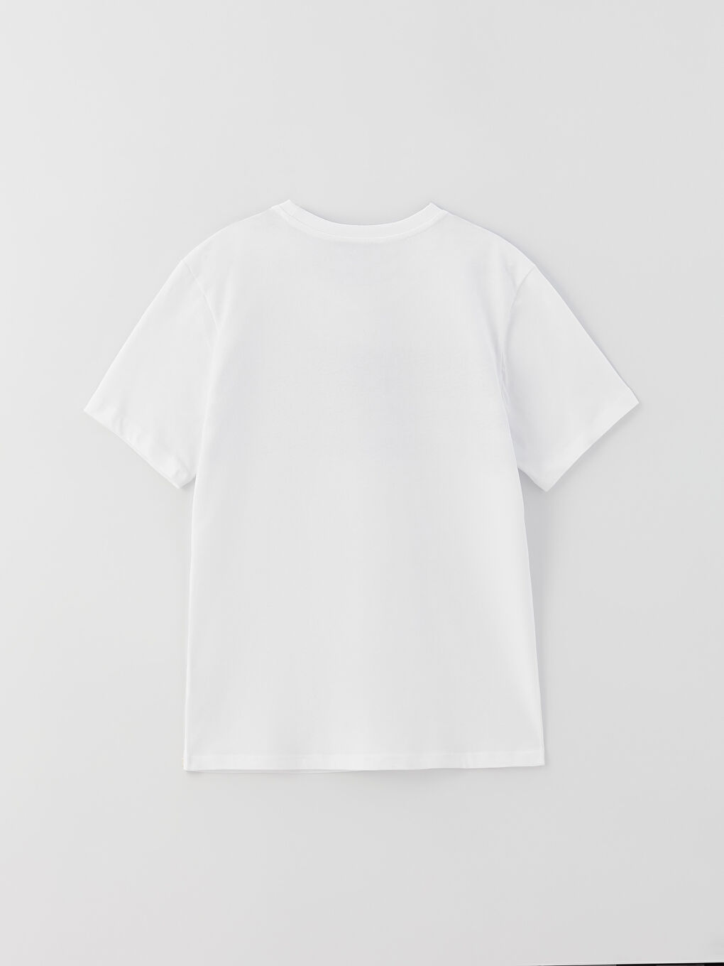 تيشيرت رجالي ياقة دائرية كم قصير مطبوع قطن ممشط-6