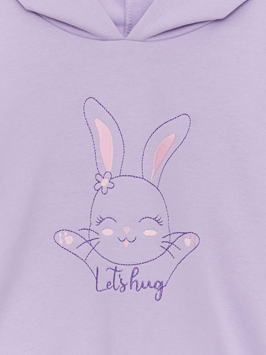 კაპიუშონიანი ნაბეჭდი გრძელმკლავიანი გოგონებისთვის თბილი ზედა-2