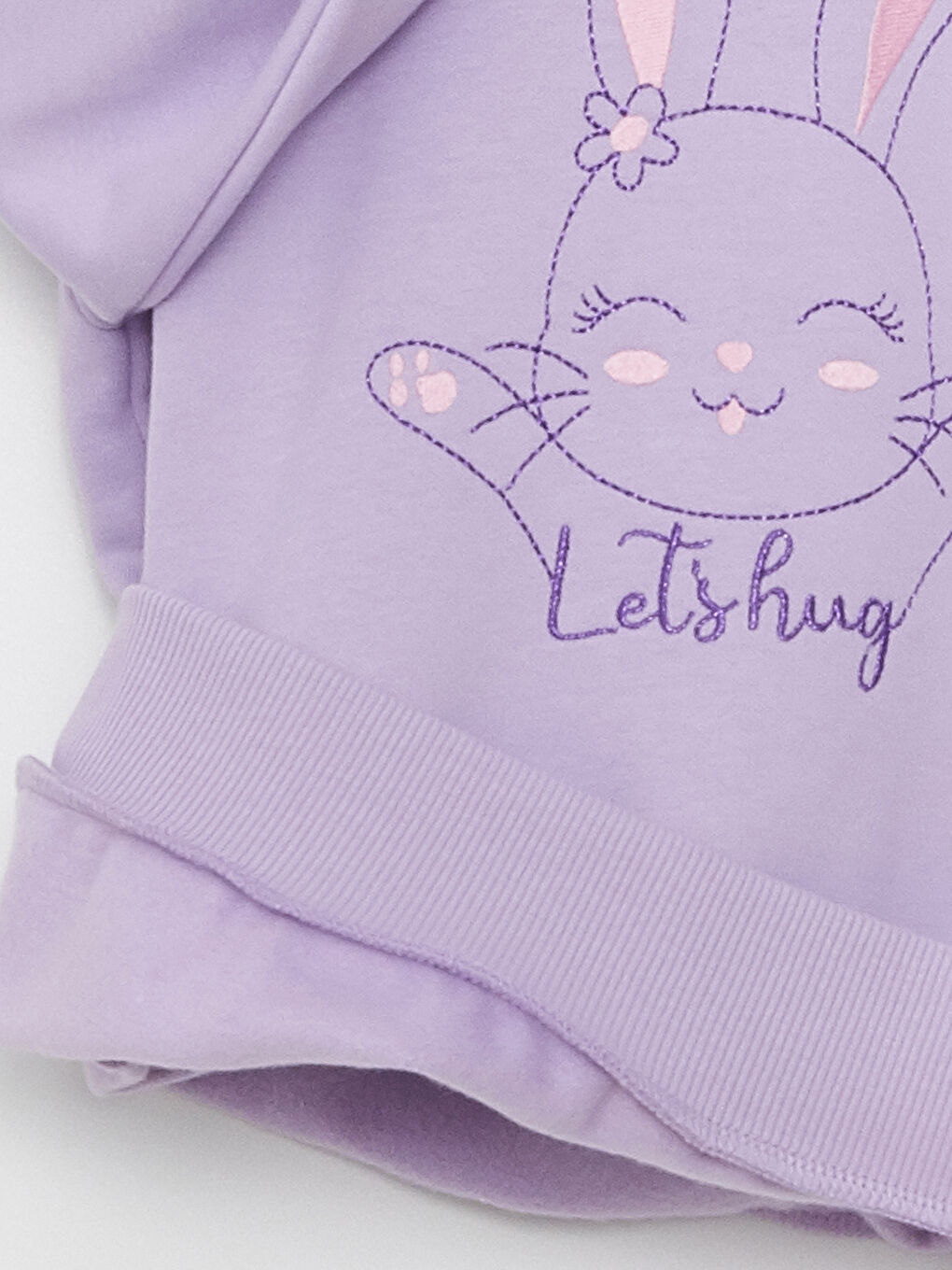 კაპიუშონიანი ნაბეჭდი გრძელმკლავიანი გოგონებისთვის თბილი ზედა-3