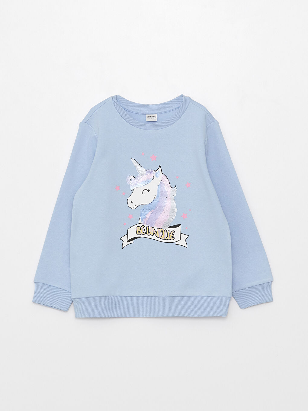 Свитшот с круглым вырезом, с принтом, с длинным рукавом, для девочек