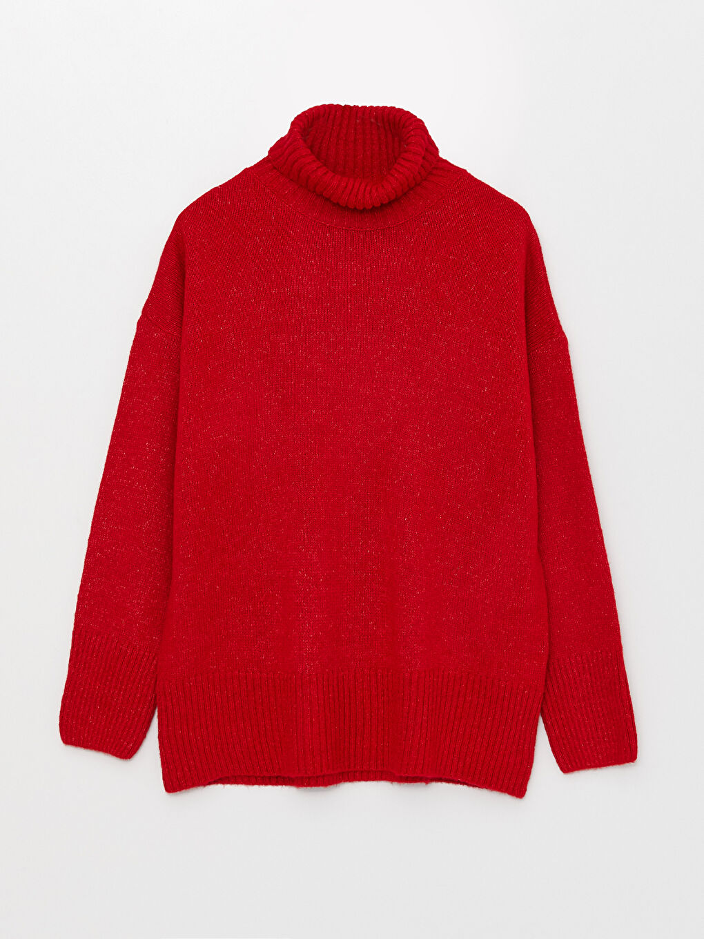 Turtleneck Plain Long Sleeve Women's Knitwear Sweater -S39552Z8-LCU