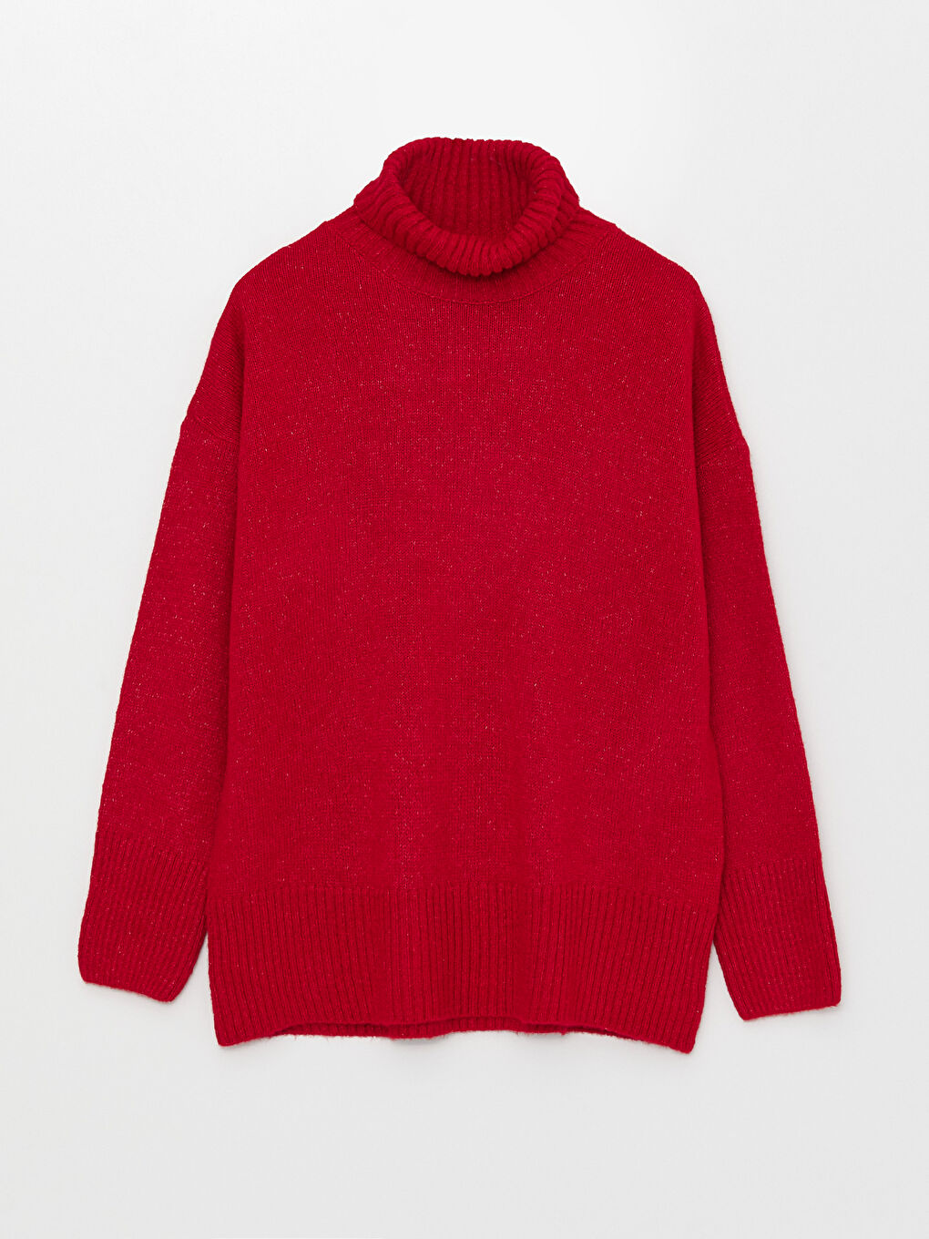 Turtleneck Plain Long Sleeve Women's Knitwear Sweater -S39552Z8-LCU