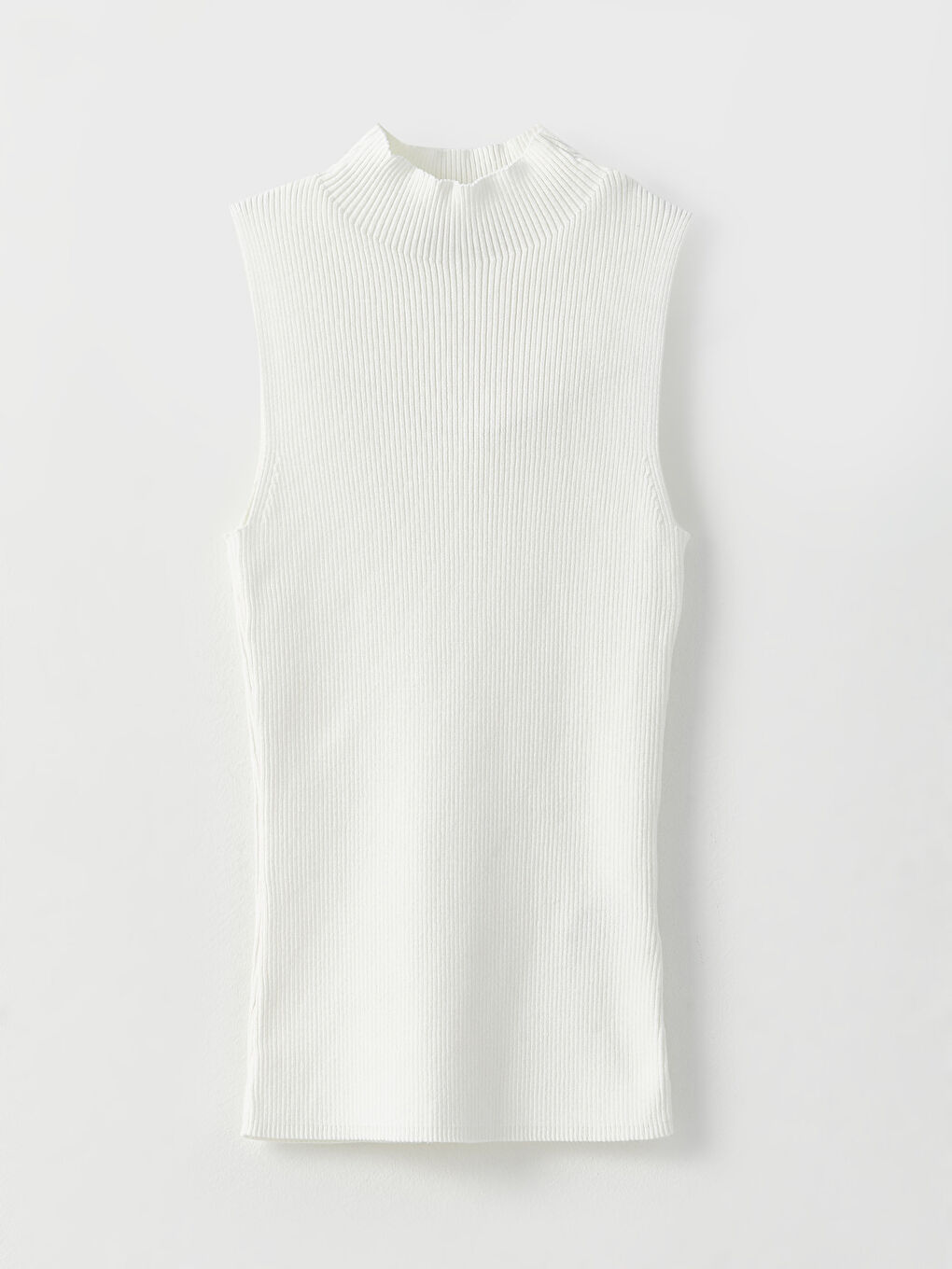 سترة تريكو بياقة هاي نيك سادة للسيدات-5