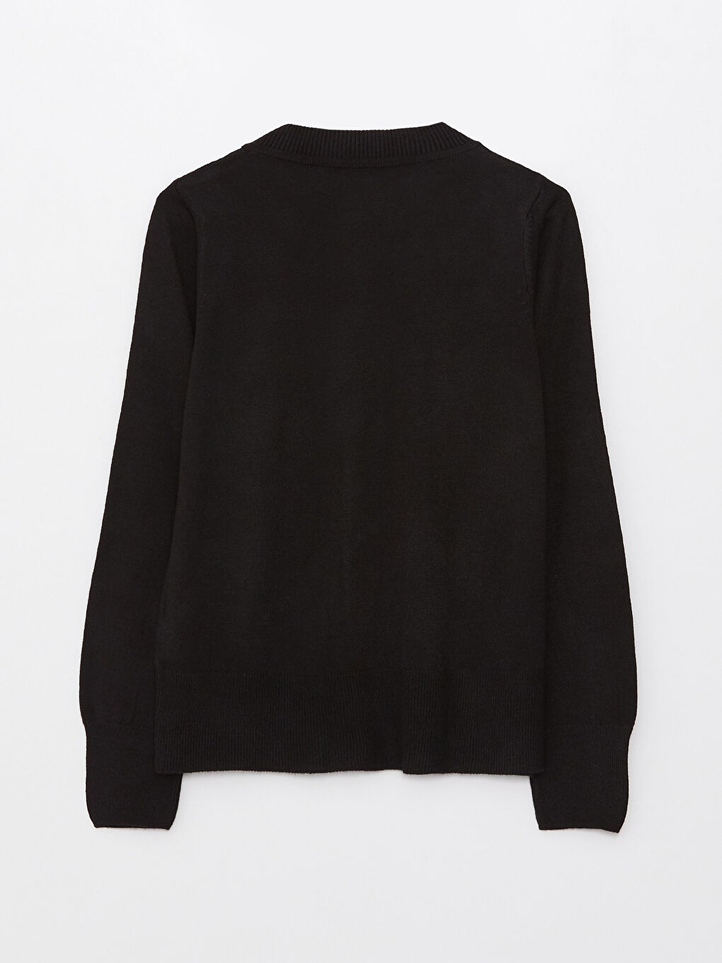 Crew Neck Regular Long Sleeve Women's Tricot Cardigan -S39560Z8-CVL