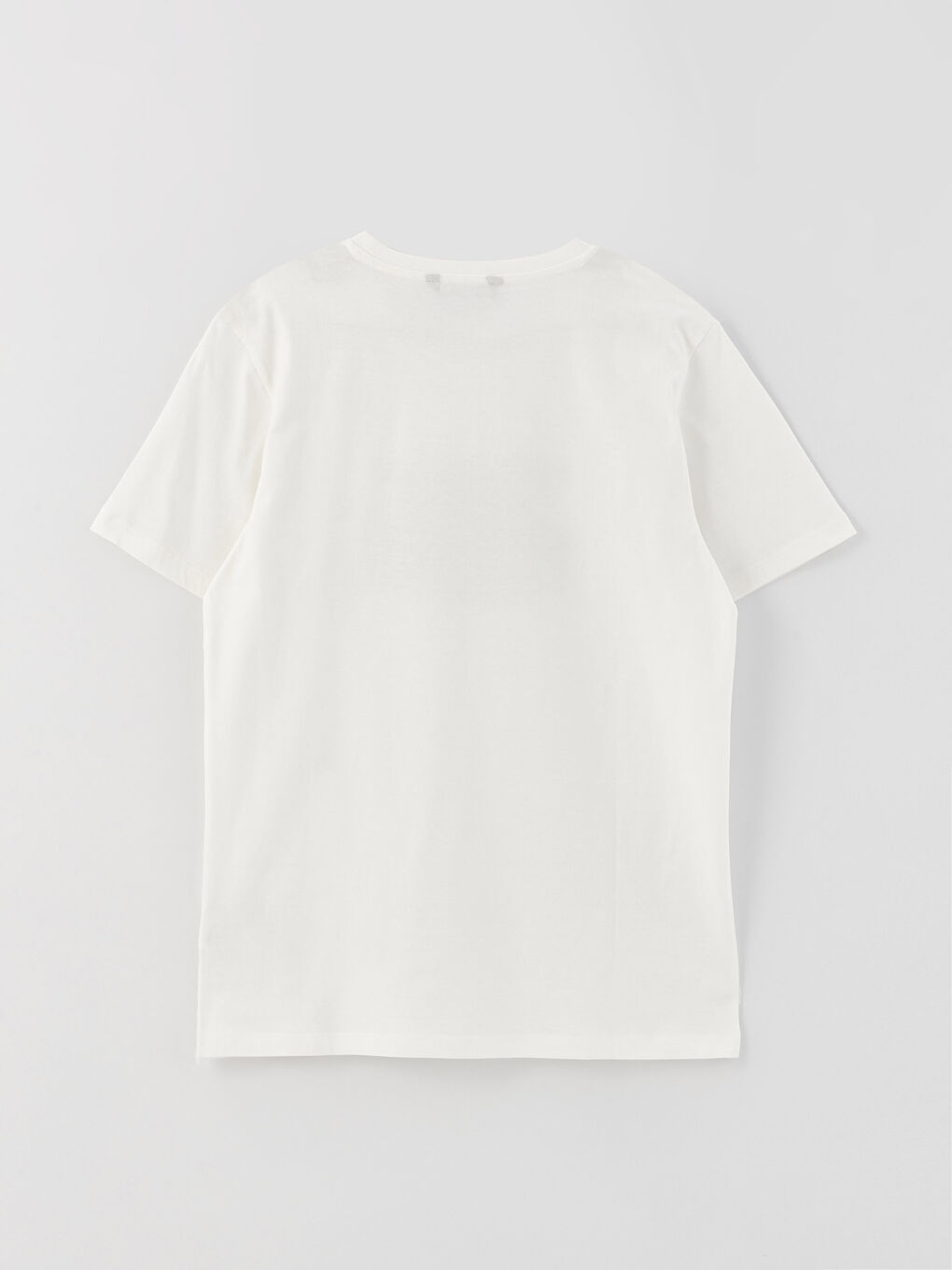 Crew Neck Short Sleeve Printed Combed Cotton Men's T-shirt-6