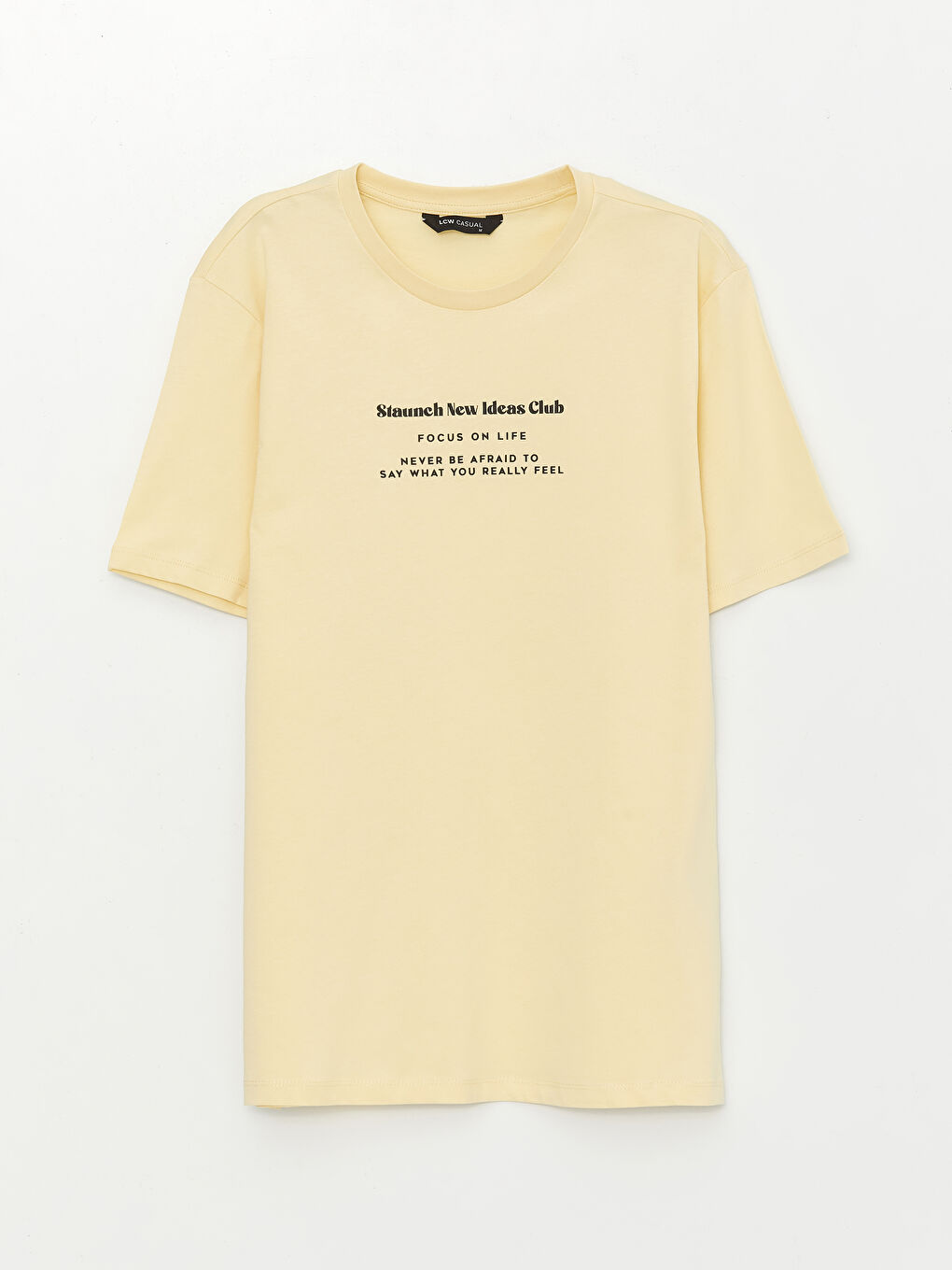 Crew Neck Short Sleeve Printed Combed Cotton Men's T-shirt-5