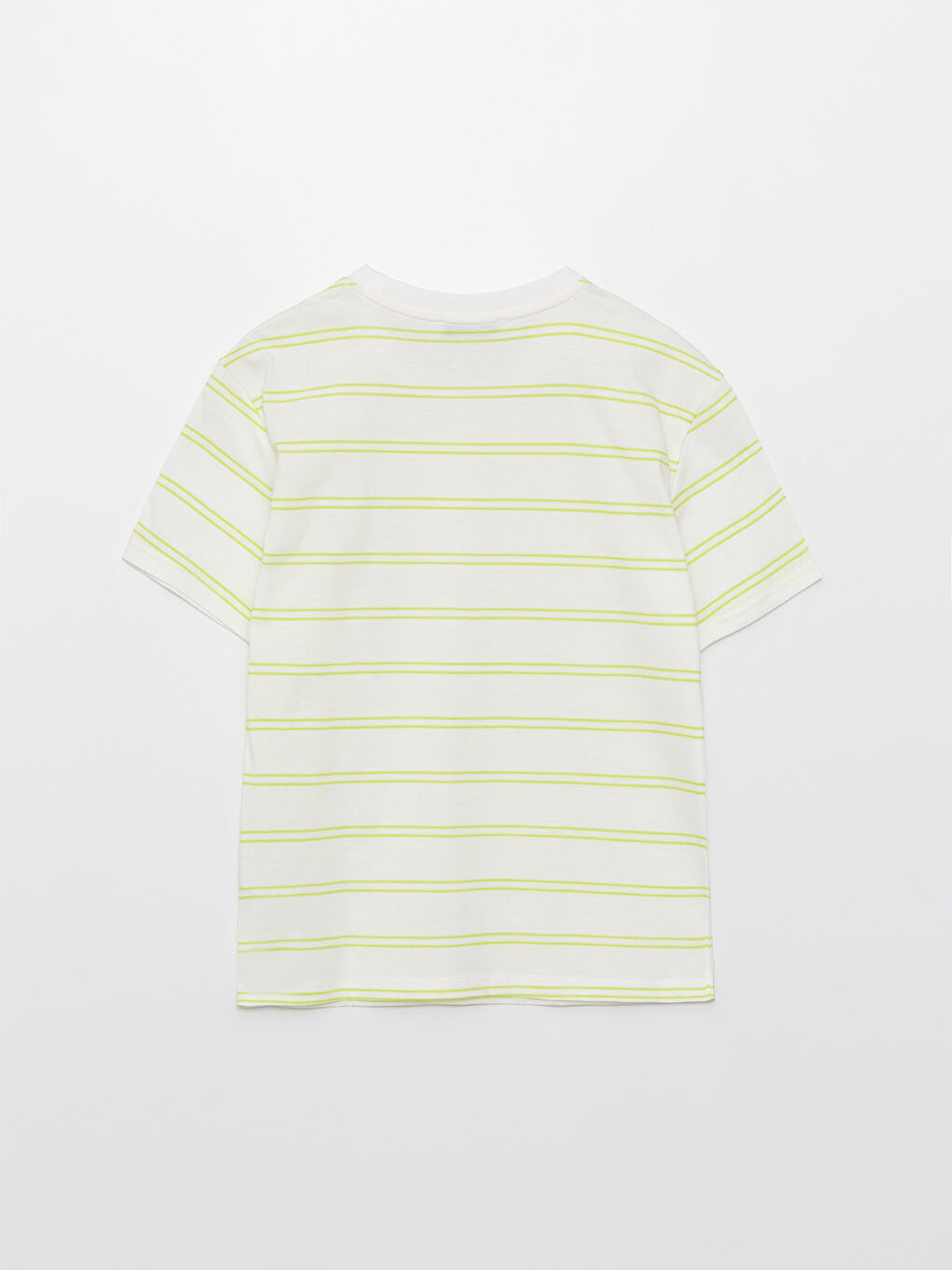 T-Shirt Rayé à Manches Courtes et Col Rond pour Femmes-6