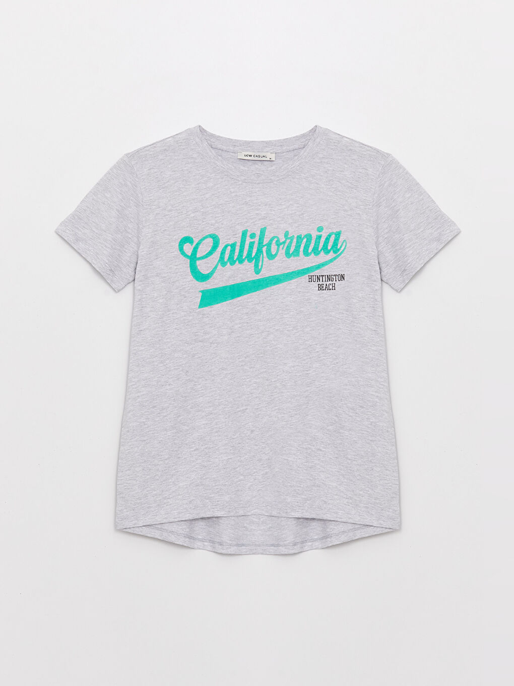 Женская футболка с круглым вырезом и короткими рукавами с принтом-5