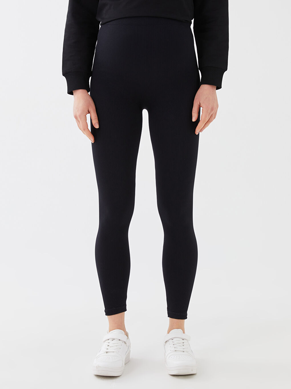 Elastic Waist Regular Maternity Tights -S39687Z8-CVL