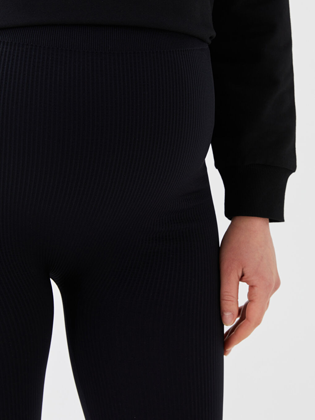 Elastic Waist Regular Maternity Tights -S39687Z8-CVL