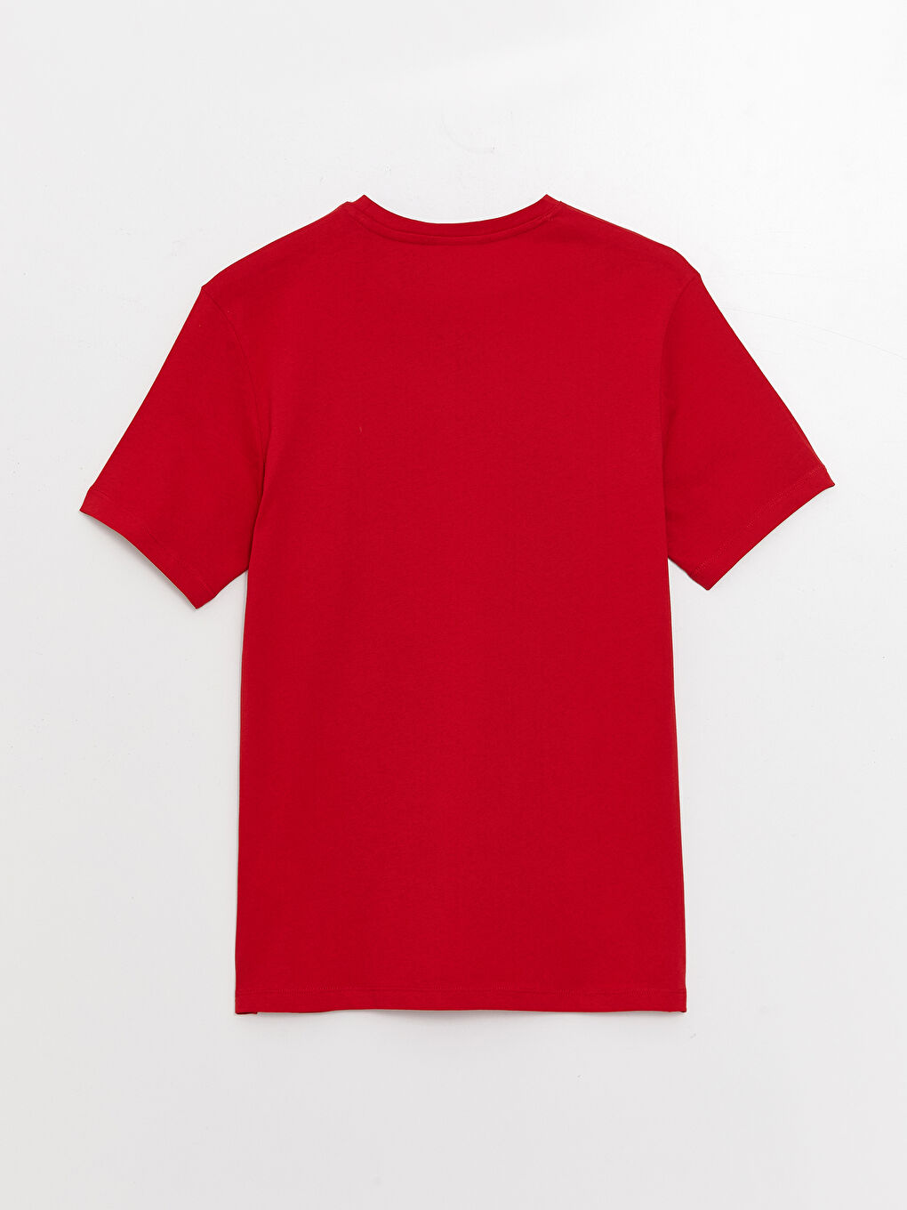 Crew Neck Short Sleeve Printed Combed Cotton Men's T-shirt-6