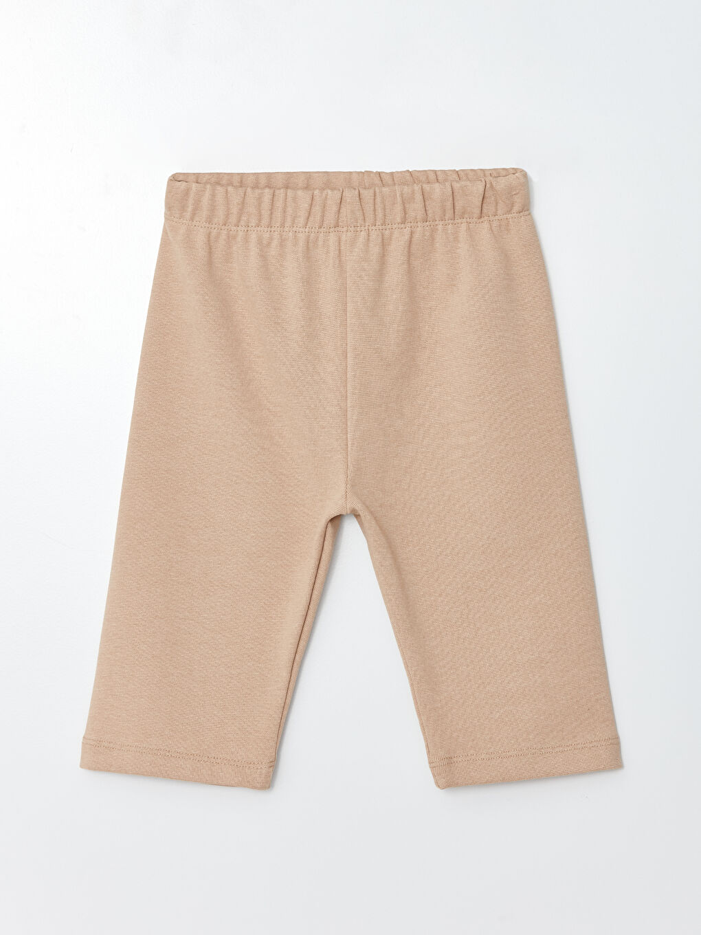 Bej Beli Lastikli Erkek Bebek Pijama Alt